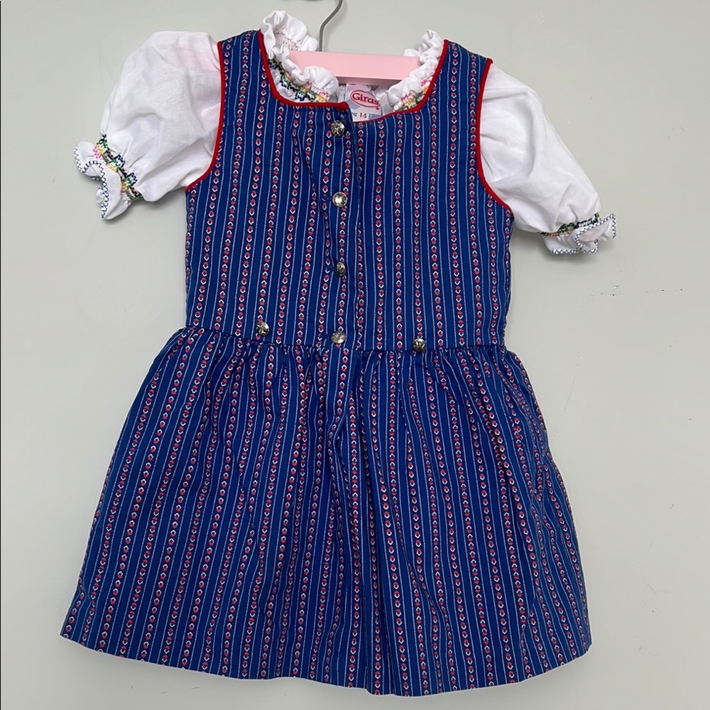 VINTAGE TODDLER GIRL SUMMER DRESS 2 piece ( new without tags)